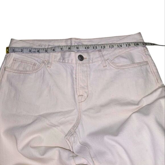 LOFT Mid Rise Boyfriend Jean in Natural White Cream Size 30 10 - Picture 7 of 11